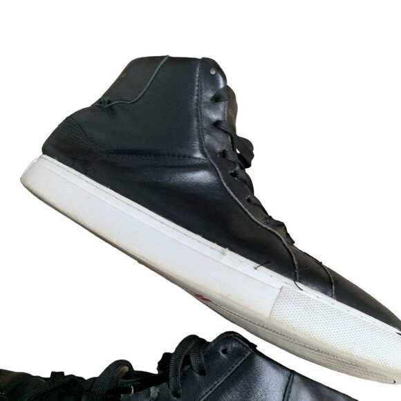 Rare Givenchy Codification Leather High Top Shoes Size 12 - Picture 11 of 16